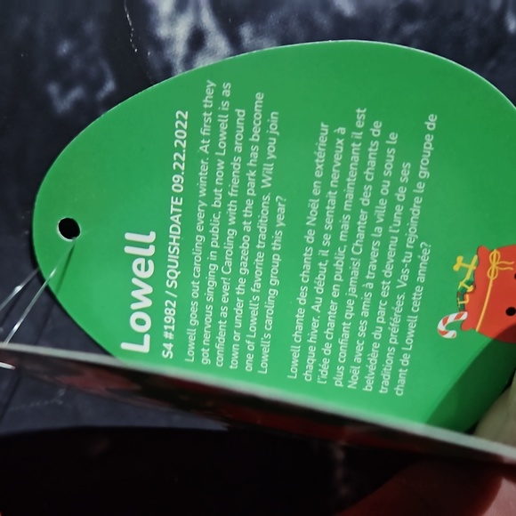 🎁 Original Squishmallows Holiday Lowell the Santa Gift Sack 4 in NWT - Picture 5 of 5